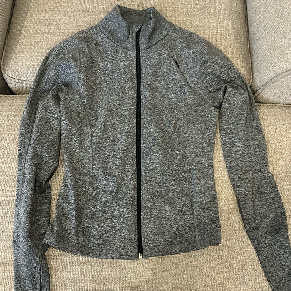 Tight athletic jacket grey size S